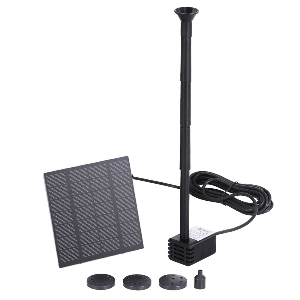 Home & Garden > Fountains > Fountain & Ponds Accessories - Gardeon Solar Pond Pump Submersible Water Fountain Kit 2.6FT - Garden Yard