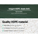 100gsm HDPE 50 percent beige heavy duty shade cloth roll measuring 3.66m width by 30m