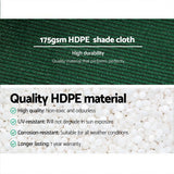 175gsm HDPE 70 percent green heavy duty shade cloth roll measuring 3.66m width by 20m length