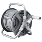 20m Heavy Duty Retractable Garden Hose Reel with Auto Rewind