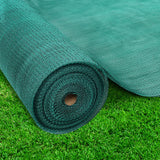 Full roll of 50 percent UV stabilised green HDPE knitted shade cloth mesh for vegetable gardens