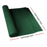 50 percent green heavy duty shade cloth roll measuring 1.83m width by 50m length for vegetable garden heat protection