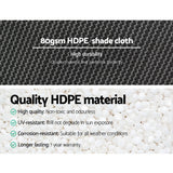 80gsm HDPE 30 percent beige heavy duty shade cloth roll measuring 3.66m width by 10m length