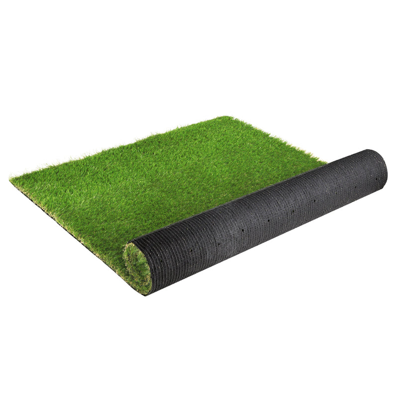 Prime Turf Artificial Grass 100SQM 30mm Synthetic Fake Lawn Turf Plastic Plant 4-coloured 2mx5m