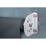 Instahut 2.7X2.5M Outdoor Blinds Awning Roll Down Canopy Retractable Outdoor Blinds Window Shade Grey