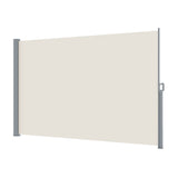 Side Awning - Sun Shade - Outdoor Blinds - Retractable Screen - 2X3M Cream