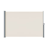 Side Awning - Sun Shade - Outdoor Blinds - Retractable Screen - 2X3M Cream