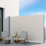 Side Awning - Sun Shade - Outdoor Blinds - Retractable Screen - 2X3M Cream