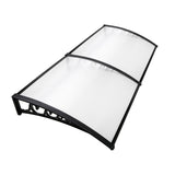 Instahut Window Awning Door Canopy 1mx2m Transparent