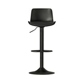 Artiss 2x Bar Stools Padded Seat Gas Lift Black