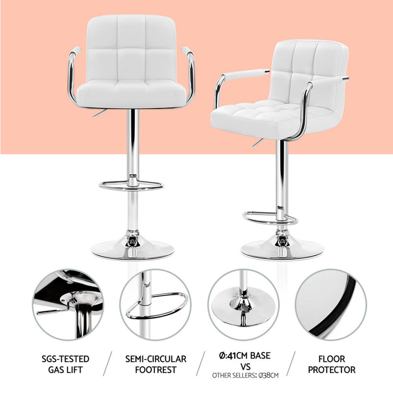 Artiss Bar Table and Stools Set Dining Desk Kitchen Chairs Cafe Pub