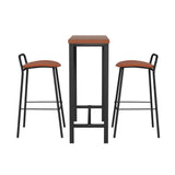 Artiss Bar Table and Stools Set Dining Desk Kitchen Chairs Cafe Pub