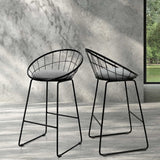 Artiss 2x Bar Stools Padded Seat Metal