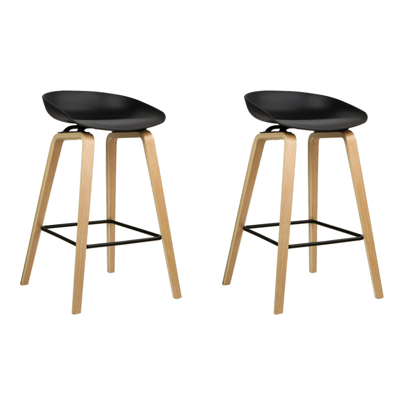 Artiss 2x Bar Stools Wooden