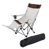 Reclining Camping Chair - Adjustable, Portable, Outdoor, Folding and Lightweight