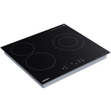 Electric Ceramic Cooktop - Kitchen Cooker 4 Burner Hob Touch Control 5200W - 60cm