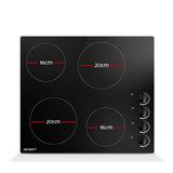 Electric Ceramic Cooktop - 60cm - Black
