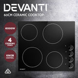 Electric Ceramic Cooktop - 60cm - Black