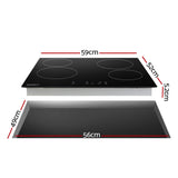 Electric Ceramic Cooktop with Touch Control - 60 cm