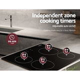 Electric Ceramic Cooktop with Touch Control - 60 cm
