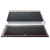 Electric Ceramic Cooktop - Touch Control -  60cm - Grey