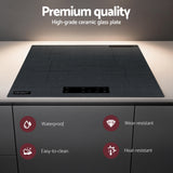 Electric Ceramic Cooktop - Touch Control -  60cm - Grey