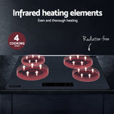 Electric Ceramic Cooktop - Touch Control -  60cm - Grey
