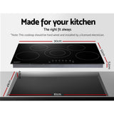 Electric Ceramic Cooktop - 90cm -Black