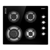 Gas Cooktop - Black Stove Hob - 60cm