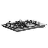 Gas Cooktop - Silver Stove Hob - 60cm