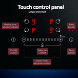 Electric Induction Cooktop - Ceramic with 4 Zones - Hot Plate 7000W -70cm