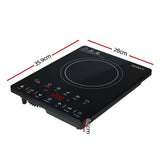 Electric Ceramic Cooktop - 30cm - Black