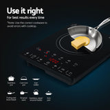 Electric Ceramic Cooktop - 30cm - Black