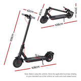 e-Scooter for Adults -  - Electric, Folding, Portable, Riding Scooter - 500W 25KM/H - Black