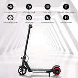 e-Scooter - Electric, Light, Folding, Portable Scooter - 130W 16KM/H with LED display - Black