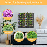 72 Pockets Vertical Garden Planter – Wall-Mounted Hanging Planter for Indoor & Outdoor Use, Perfect for Growing Flowers & Vegetables