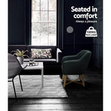 Artiss Armchair Tub Chair Charcoal Aston