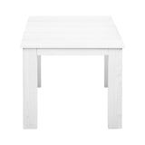 Coffee Side Table Wooden Desk Outdoor Furniture Camping Garden White