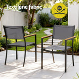 7PCS Outdoor Dining Set Table and Chairs | Patio Garden Furniture Bistro Set