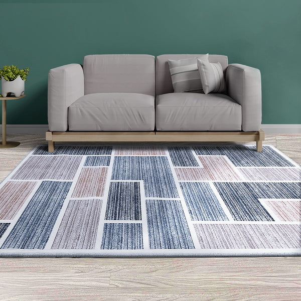 Artiss Rug 200x290cm Area Rug Large Carpet Soft Short Pile Modern Oblo