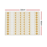 Artiss Rug 160x230cm Area Rug Washable Mat Large Carpet Soft Short Pile Ella