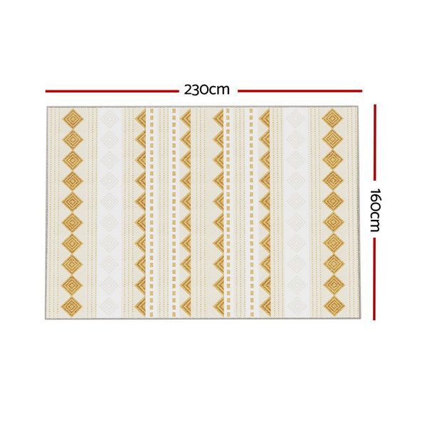 Artiss Rug 160x230cm Area Rug Washable Mat Large Carpet Soft Short Pile Ella