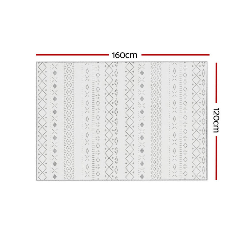 Artiss Rug 120x160cm Area Rug Washable Mat Large Carpet Soft Short Pile Una