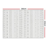 Artiss Rug 200x290cm Area Rug Washable Mat Large Carpet Soft Short Pile Una