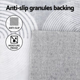 Artiss Rug 120x160cm Area Rug Washable Mat Large Carpet Faux Rabbit Fur Cyril