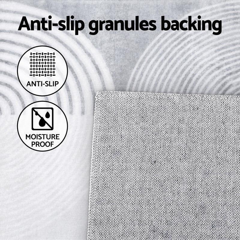 Artiss Rug 120x160cm Area Rug Washable Mat Large Carpet Faux Rabbit Fur Cyril