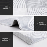 Artiss Rug 120x160cm Area Rug Washable Mat Large Carpet Faux Rabbit Fur Cyril