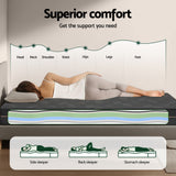 Giselle 18cm Memory Foam Mattress Green Tea Foam Cool Gel Foam Mattresses Queen