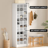 12-tier Shoe Rack - 36 Pairs Storage - White