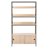 Artiss Bookshelf 5 Tier Cube Cabinet MIRA Oak